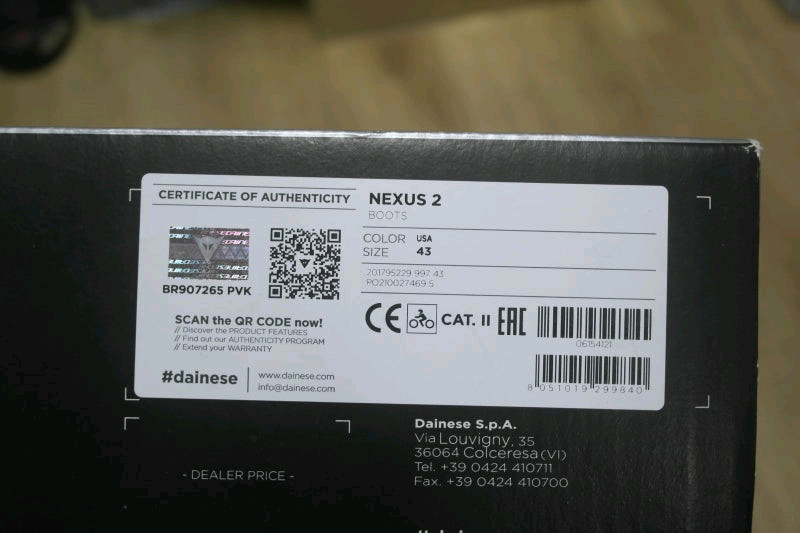 [신품] 다이네즈 넥서스2 아웃 부츠 43호 -미국색- 이미지
