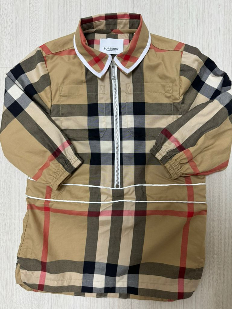 버버리 체크 원피스(18M)--1