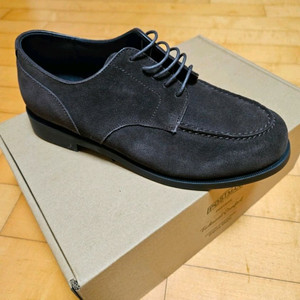 (260사이즈) 포스트맨 다크브라운 스웨이드 U팁 더비 저널리스트 미시착 새상품. 로퍼 알든 파라부트