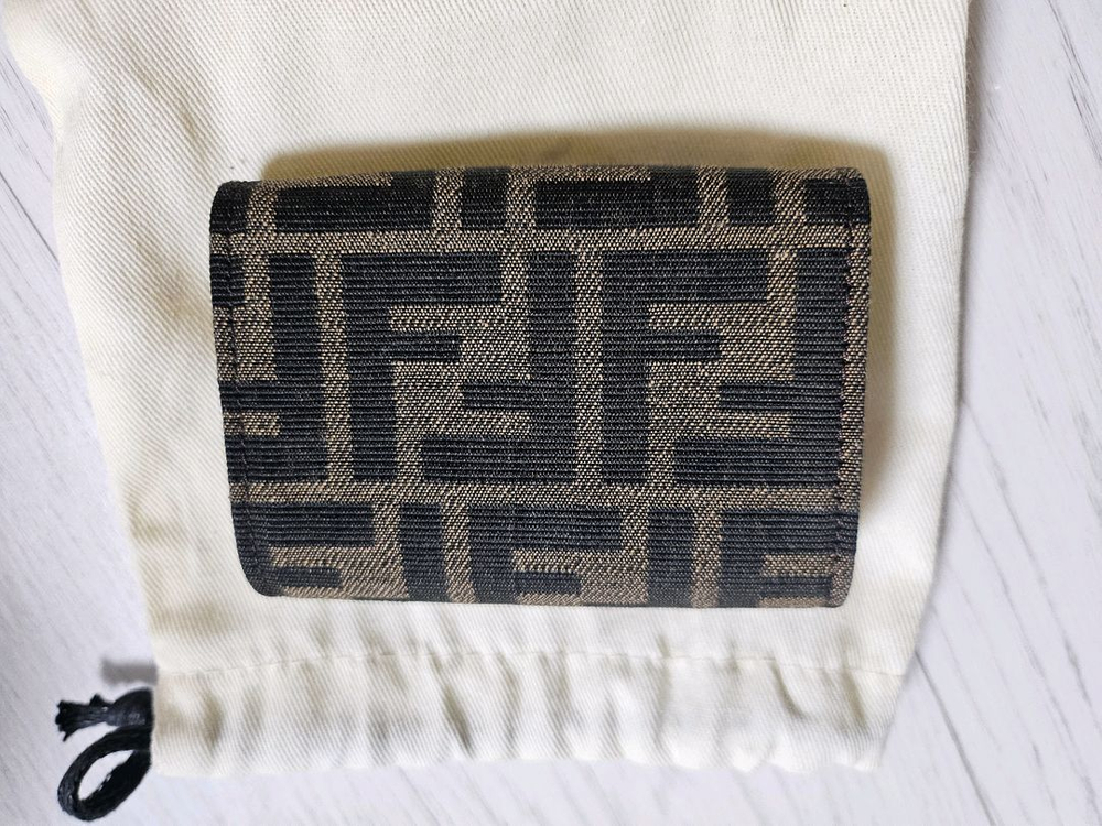 정품펜디아코디언카드지갑--4