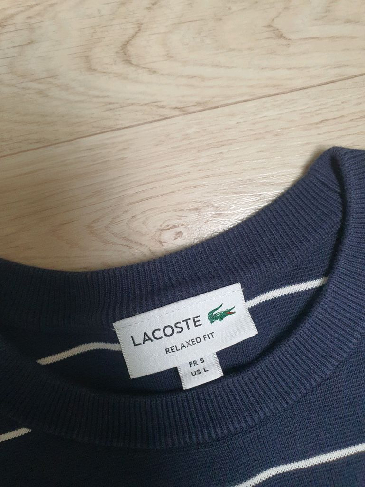 105 라코스테 정품 니트 티셔츠 남105사이즈 완전깨끗해요--2