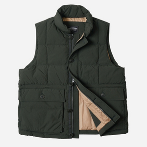 카라코람 덕다운 패딩 베스트 프리즘웍스 새상품 다크그린 라지사이즈