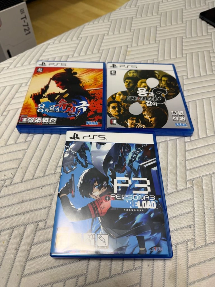 PS5 용과같이 유신, 용과같이8, 페르소나3 리로드 이미지
