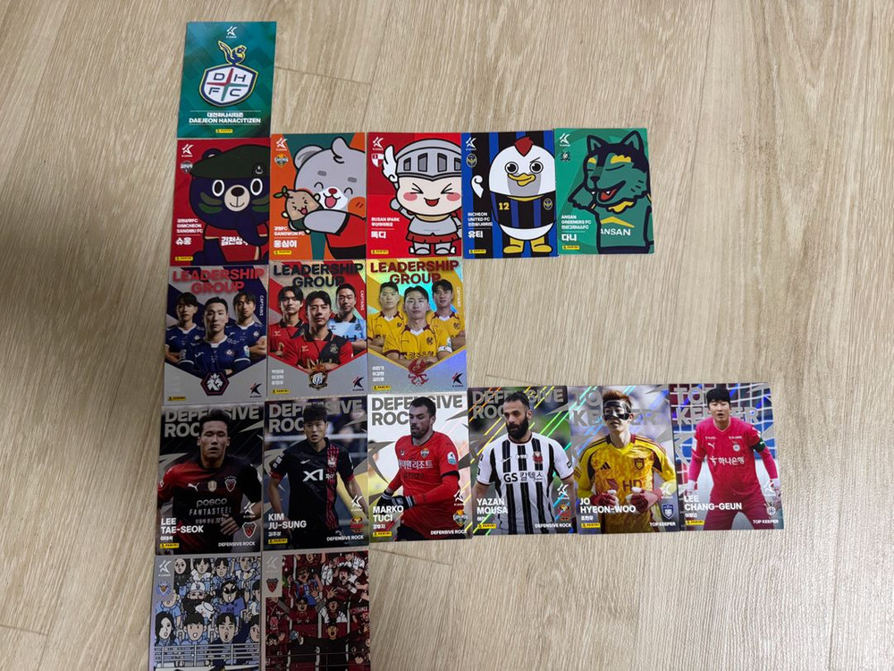 파니니 2025 K1 축구카드--1