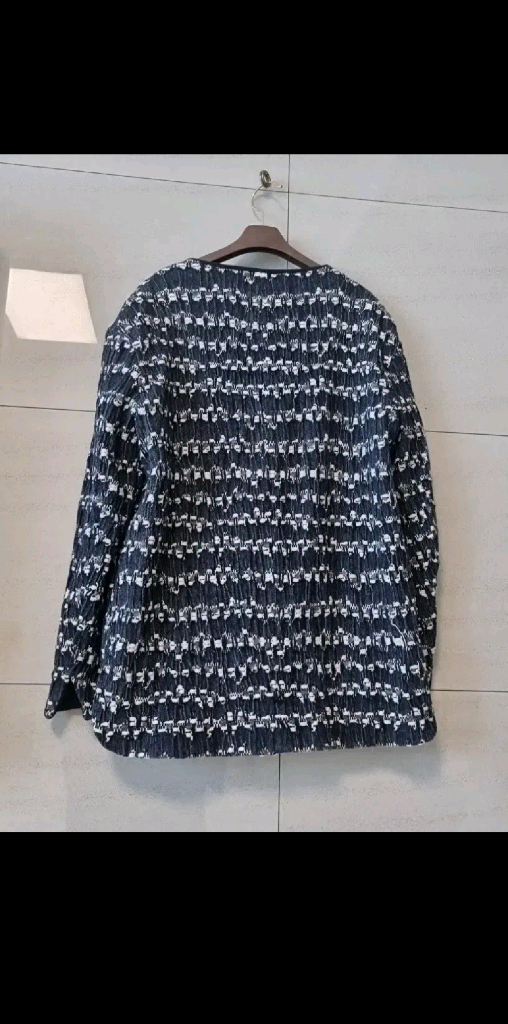 시스템(SYSTEM) 트위드 패턴 자켓--1