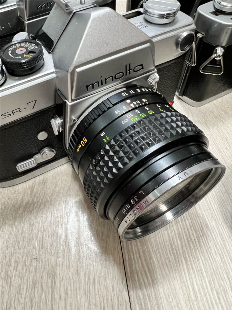 미놀타군단 필름카메라 4대 미놀타 렌즈 6개 이미지