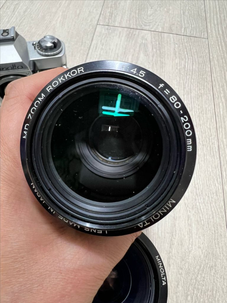 미놀타군단 필름카메라 4대 미놀타 렌즈 6개 이미지