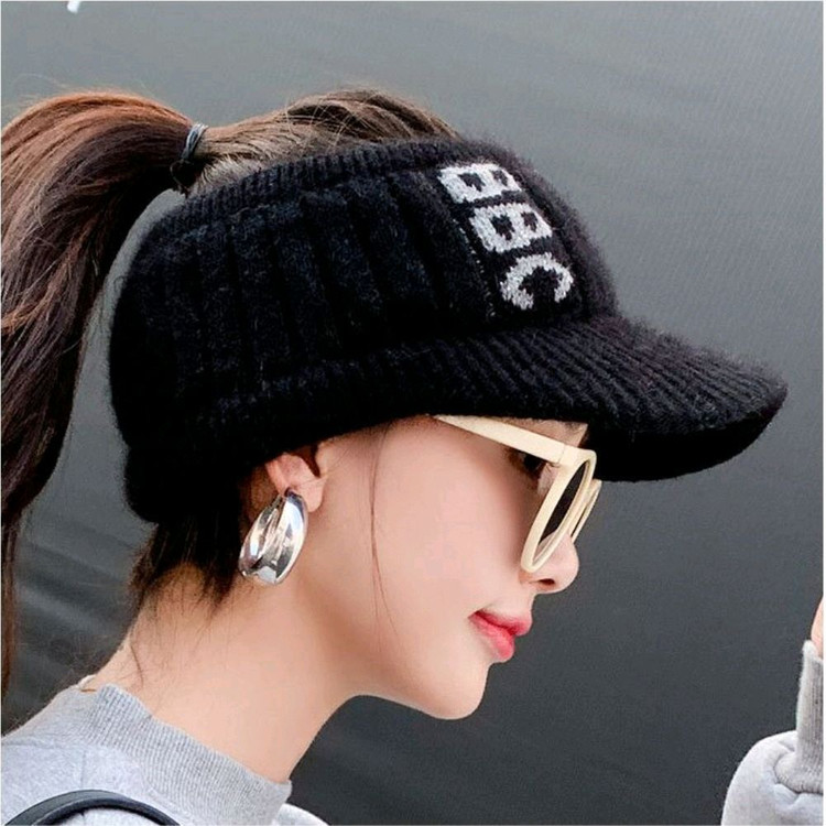 여성골프모자 여성겨울모자 패션모자 귀돌이모자--1