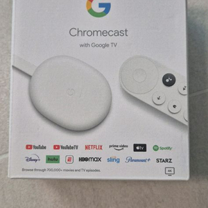 크롬캐스트 4K 스트리밍 디바이스