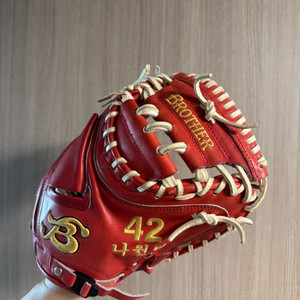 브라더 선수 지급용 야구 포수미트 글러브