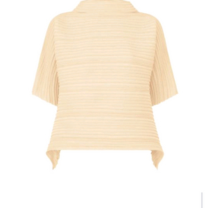 플리츠플리즈 25년 4월 쉬어바운스 샌드베이지 탑 3사이즈