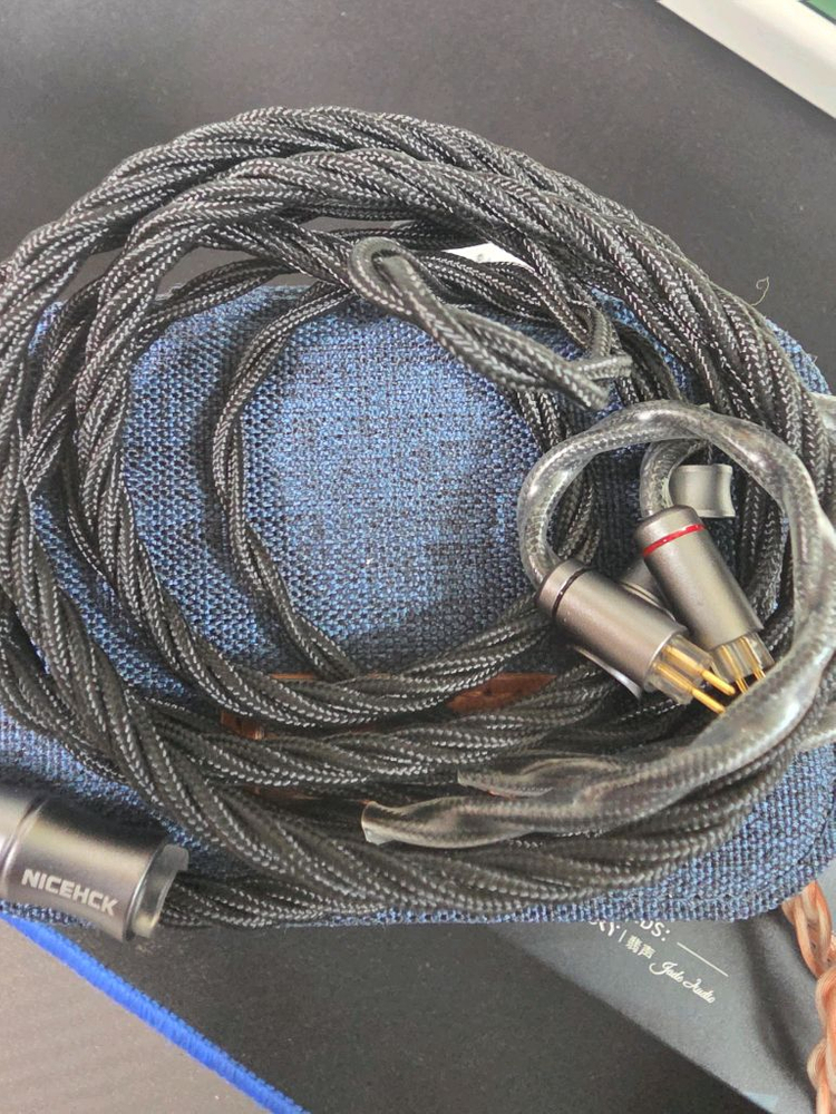 nicehck f1pro + fiio qx13 꼬다리 dac + 케이블2종 + 코리어 황동 이어팁 이미지
