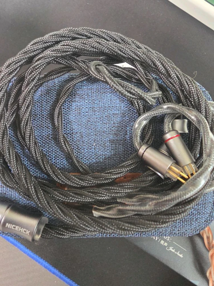 nicehck f1pro + fiio qx13 꼬다리 dac + 케이블2종 + 코리어 황동 이어팁 이미지