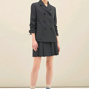 Sjsj 더블 버튼 재킷