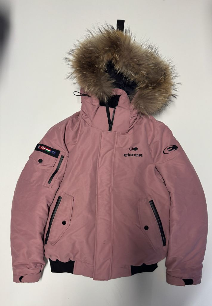 여성 아이더 eider 구스다운 라쿤퍼 스투키 패딩 점퍼 S 이미지