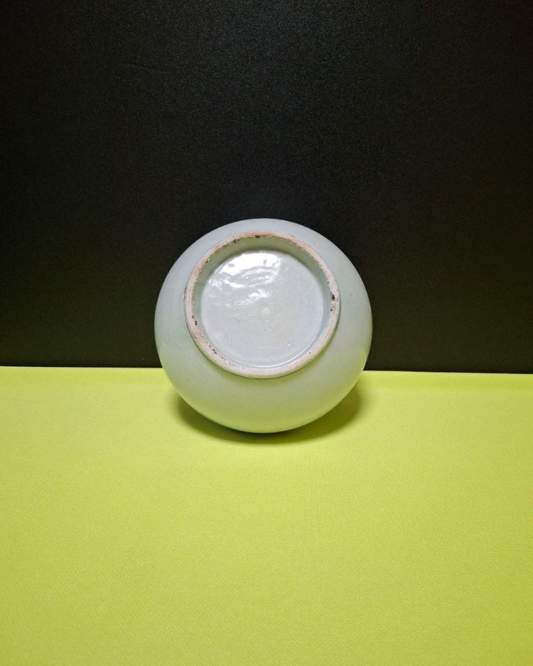 진품() 조선시대 청화백자 초화문호 도자기 이미지