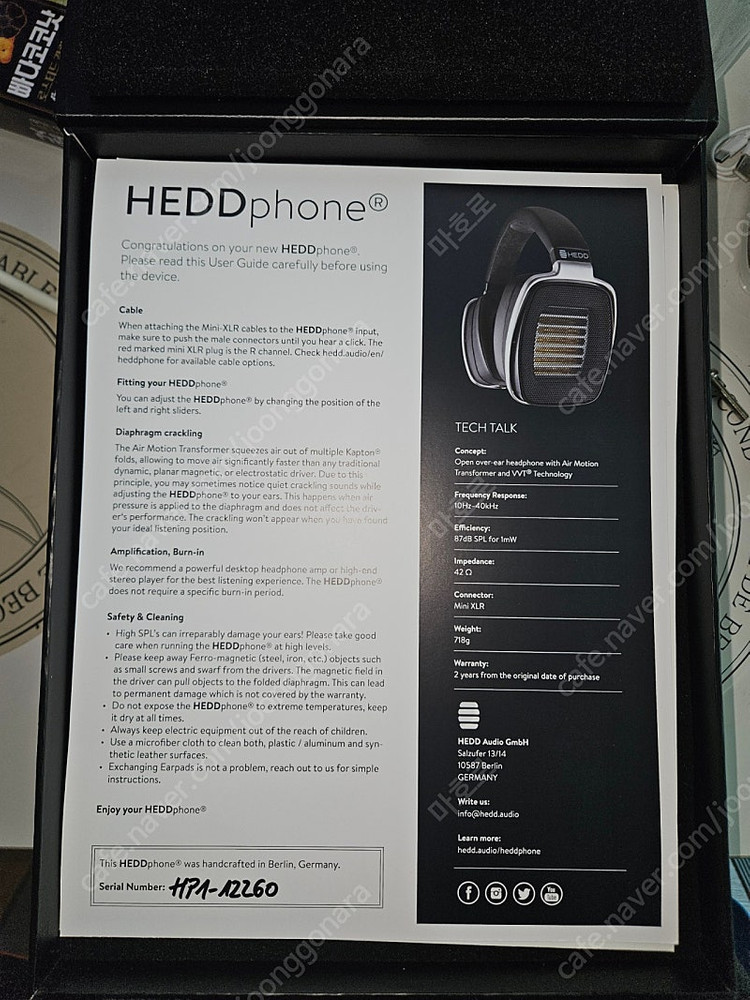 HEDDPhone + 어쿠스틱 리바이브 커케 팝니다--8