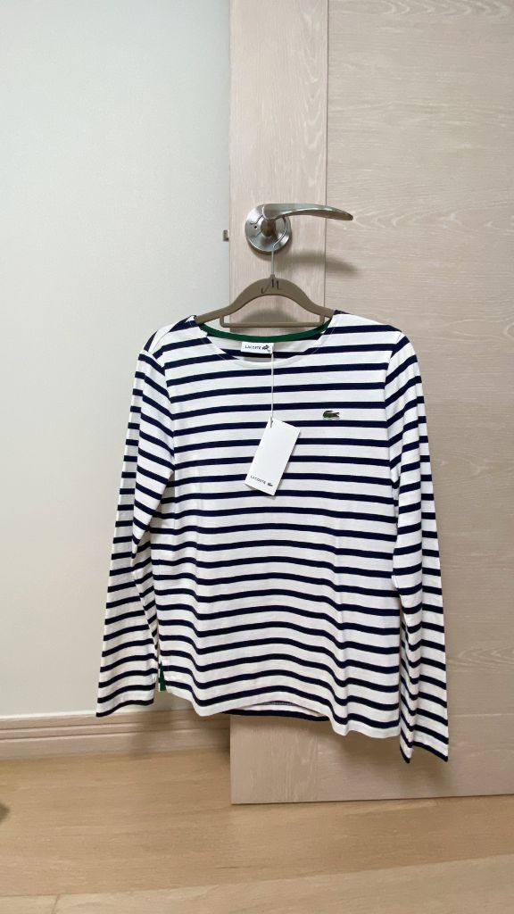 라코스테 스트라이프티셔츠 택도 안 뗀 새상품--3