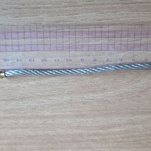 프레드 포스덴 라지 스틸 케이블 15cm 팔찌 스트랩입니다