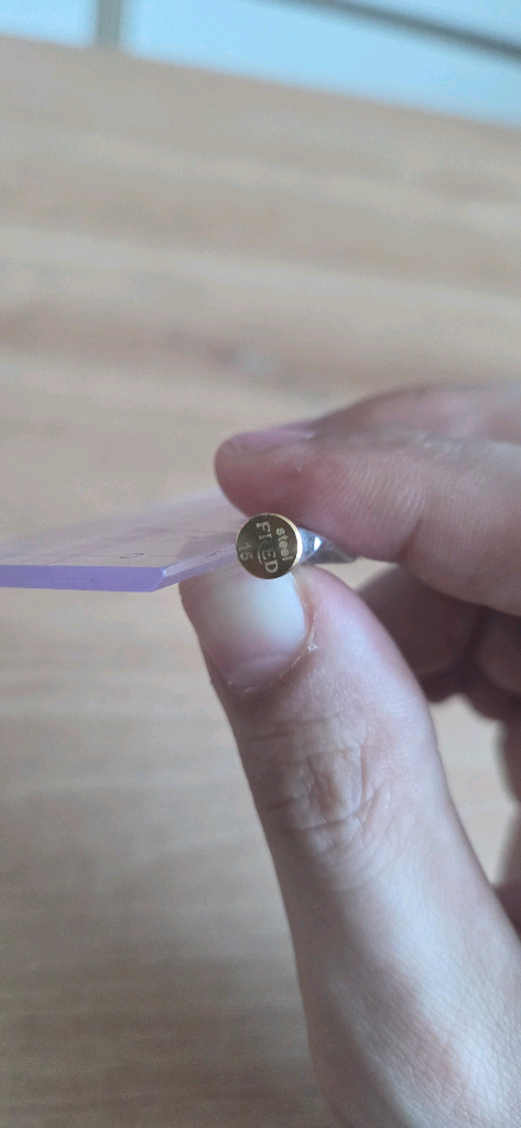 프레드 포스덴 라지 스틸 케이블 15cm 팔찌 스트랩입니다--1