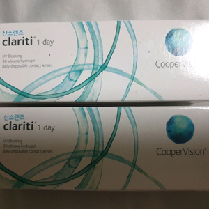 일회용 렌즈 새제품 미사용