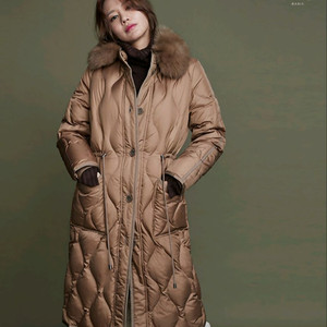 A+G 엣지 헝가리퀼팅 구스다운 롱패딩 77