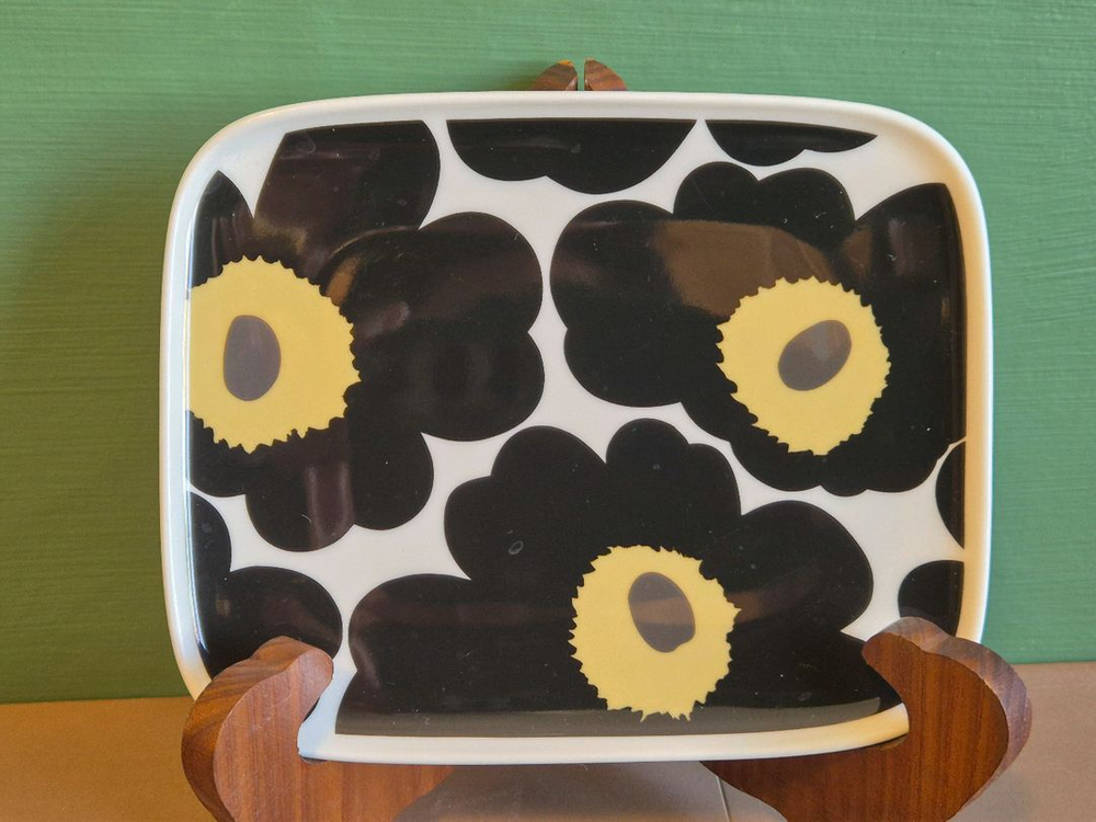 핀란드 마리메코 사각 접시.개당가.--2