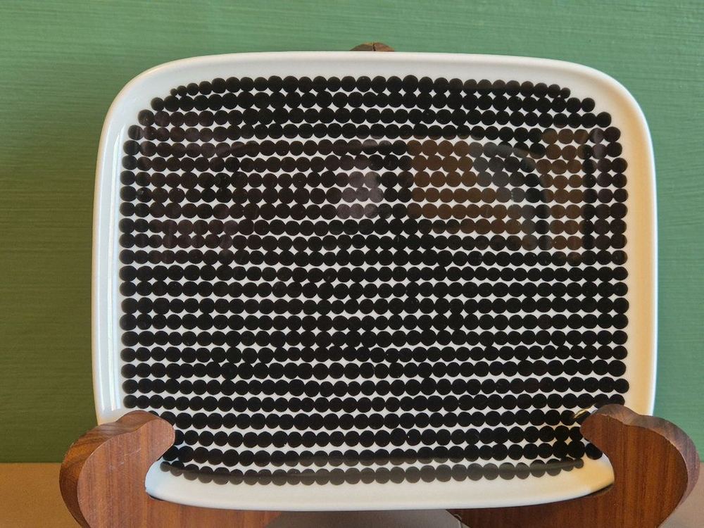 핀란드 마리메코 사각 접시.개당가.--4