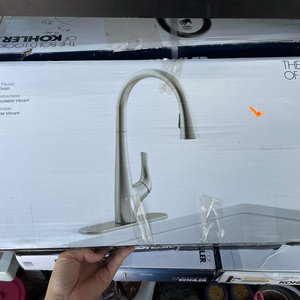 kohler 주방명품 콜러 베빈 거위목 주방수전 무광