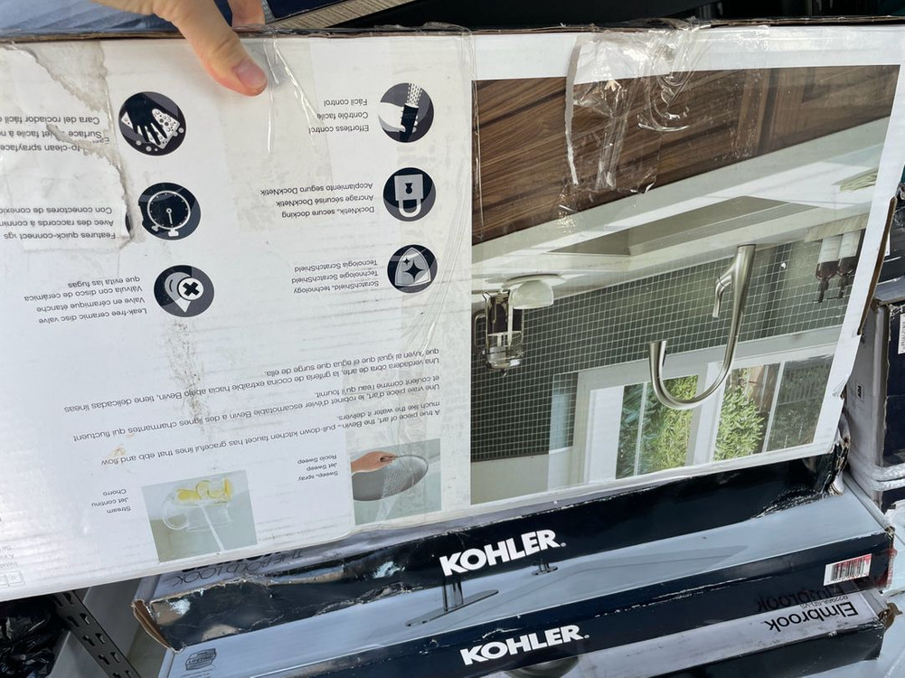 kohler 주방명품 콜러 베빈 거위목 주방수전 무광--1