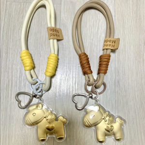 병오년 황금말 스트랩 키링 새상품 (순금20mg)