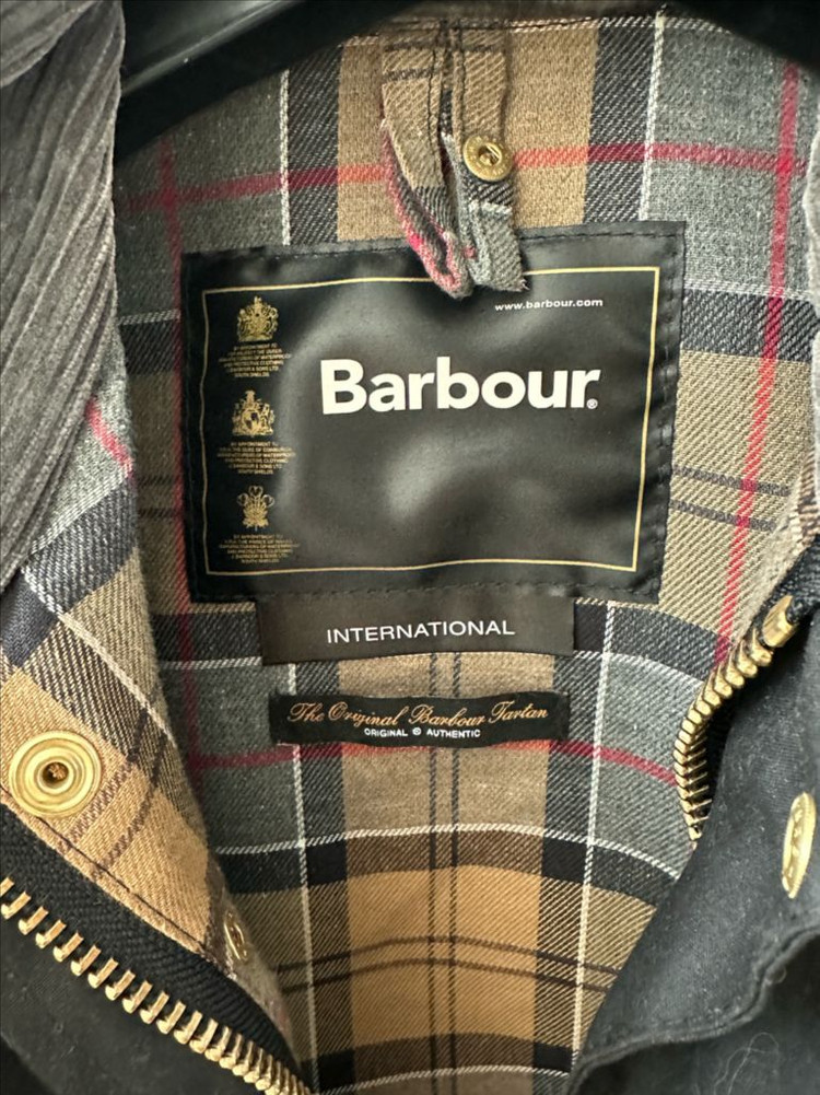바버 인터네셔널 왁스 자켓 34 사이즈--2