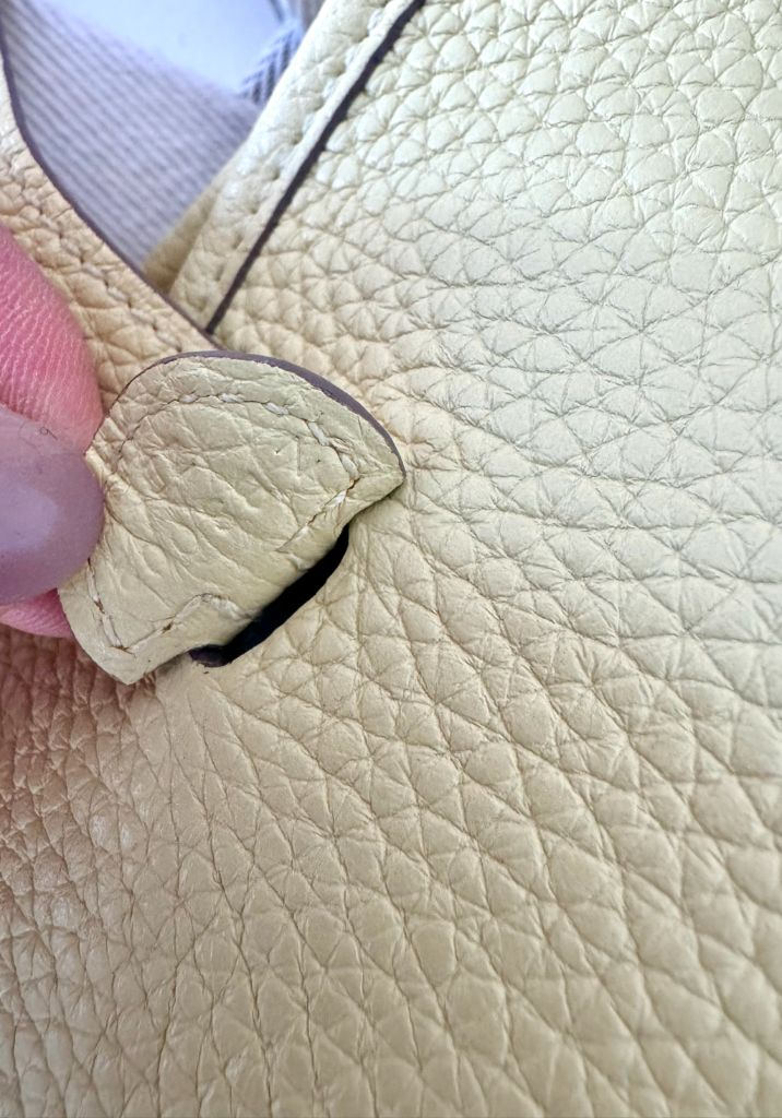 에르메스 미니 에블린 갤러리아 구입 정품 존 푸셩 컬러 싸게 팔아요 이미지