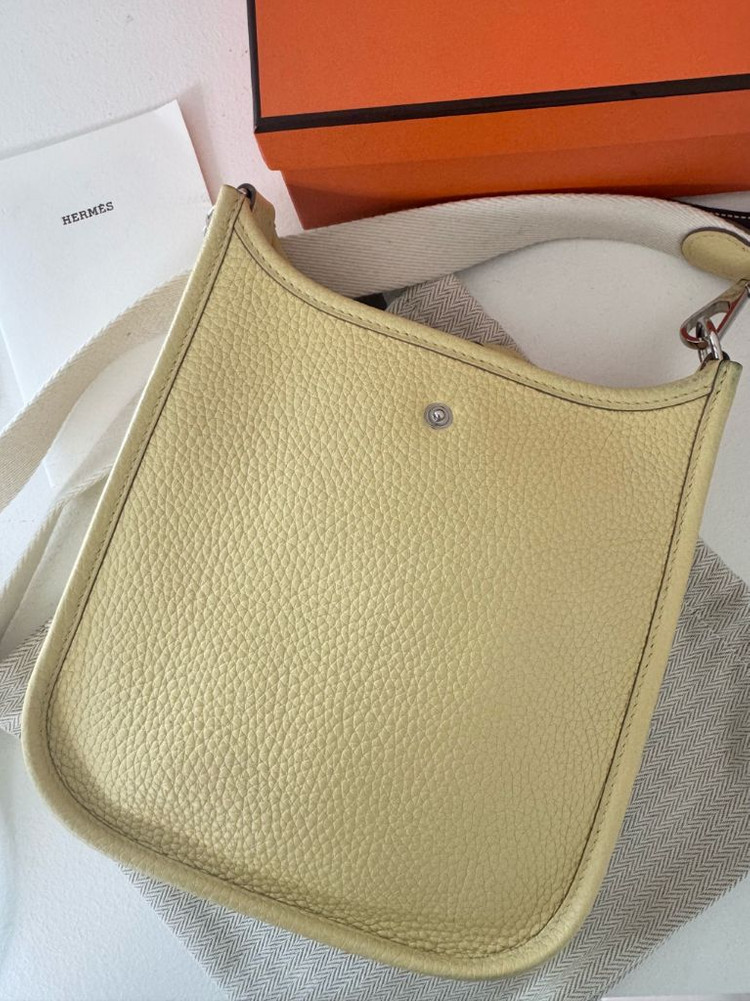 에르메스 미니 에블린 갤러리아 구입 정품 존 푸셩 컬러 싸게 팔아요 이미지