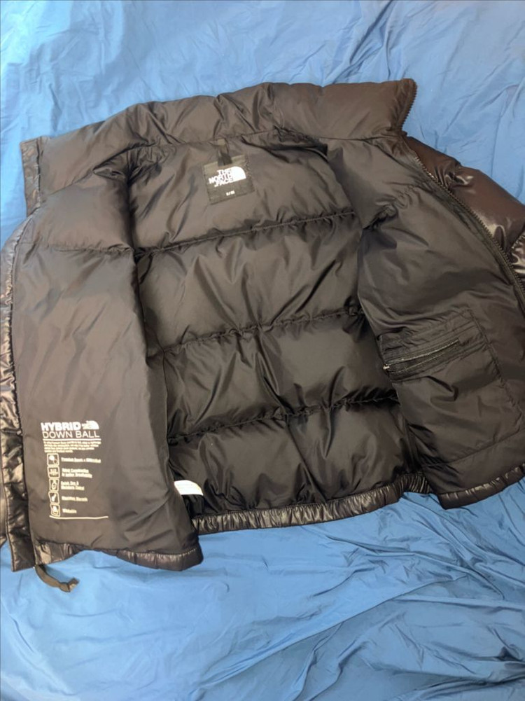 노스페이스 우먼즈 눕시 하이브리드 다운 볼 패딩 검정 BLK S(085) 이미지