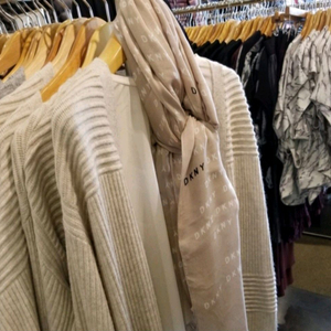 (정품)DKNY 여성 풍성 머플러 (새상품)