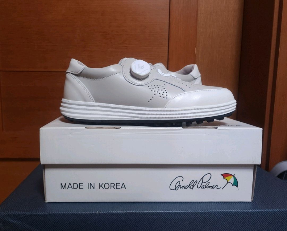 아놀드파마 250 천연가죽 골프화 새상품 구두 운동화--2