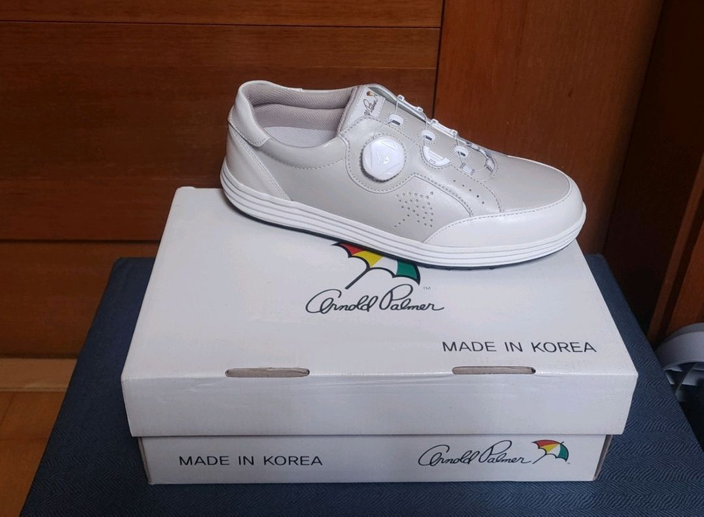아놀드파마 250 천연가죽 골프화 새상품 구두 운동화--3