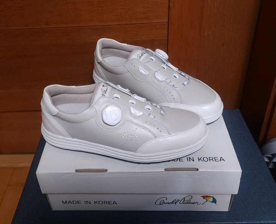 아놀드파마 250 천연가죽 골프화 새상품 구두 운동화--4