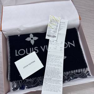 루이비통 에센셜 울머플러/목도리 블랙