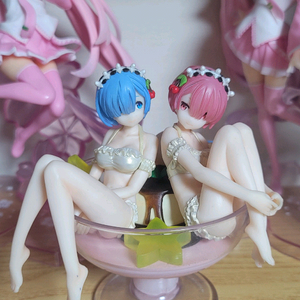 리제로 렘 람 푸딩아라모드 피규어 고전미소녀