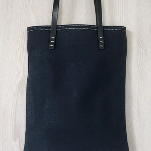 FENDI 펜디 캔버스 레더 토트 백