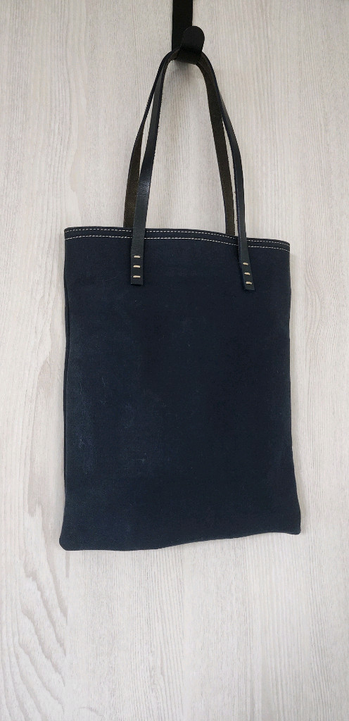 FENDI 펜디 캔버스 레더 토트 백--1