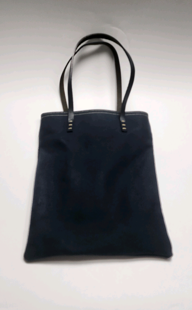 FENDI 펜디 캔버스 레더 토트 백--5