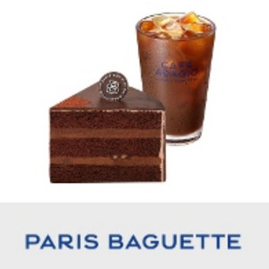 파리바게뜨 초코 가나슈 케이크 + 아이스 아메리카노 기프티콘