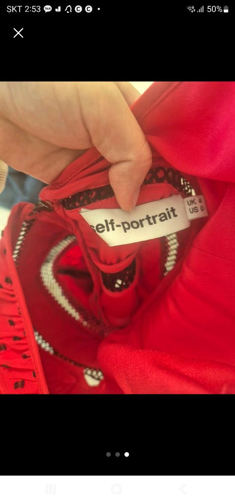 셀프포트레이트원피스(정품)--2