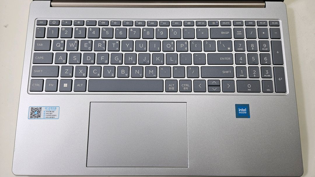 HP 15-fd0247TU N100 노트북 / 가벼운 15.6형 실버 FHD--3