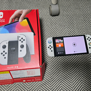 닌텐도 스위치 oled 화이트 풀박스