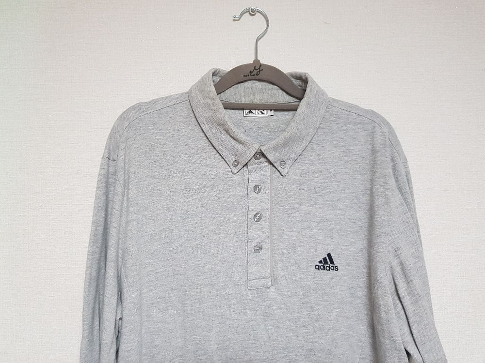아디다스 그레이 색상 티셔츠 XL 105--2