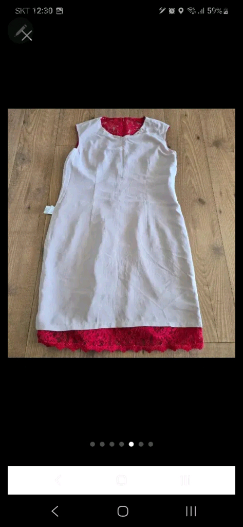 66~보통 77) 미착용새옷/아사렐 원피스--4